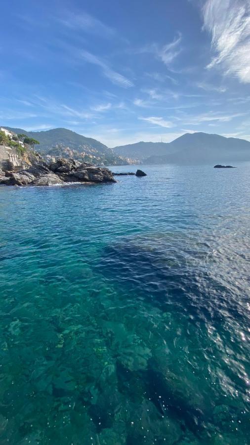 Alloggio Con Parcheggio E Vista - A Due Passi Dal Paradiso Camogli Exterior foto